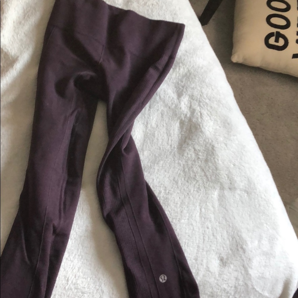 Maroon Lulu Lemon Leggings